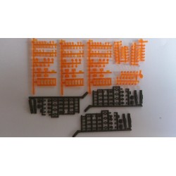 * Herpa Military 000464 Amber Warning Beacons and Bar Kit