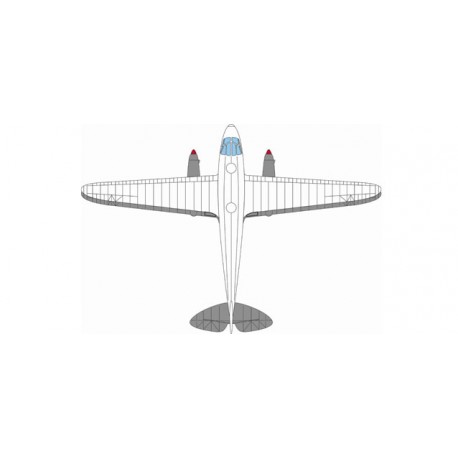 * Oxford 8172DR011  DH Dragon Rapide ZK-AHS Mokai NAC