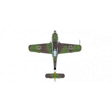 * Oxford 81AC057S  Deutsche Luftwaffe Focke Wulf 190D 12./JG54, Germany 1944 (ohne Hakenkreuz/without swastika)