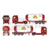 * Tekno 80465113  MAN TGX XLX swapcontainer semitrailer "Mervielde"