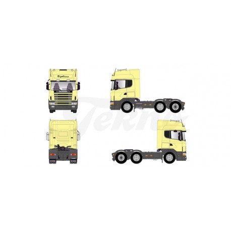 * Tekno 80469681  Scania 4er Topline 6x2 Solo-Zugmaschine "125 Jahre Scania"