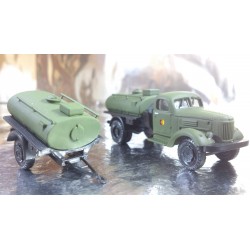 * Herpa Military 745109  ZIL 164 bulk truck with bulk trailer "NVA