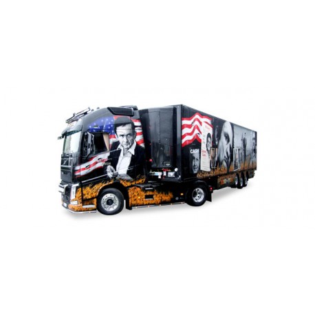 * Tekno 80468664  Volvo FH GL XL refrigerated semitrailer "Gesuko / Johnny Cash"