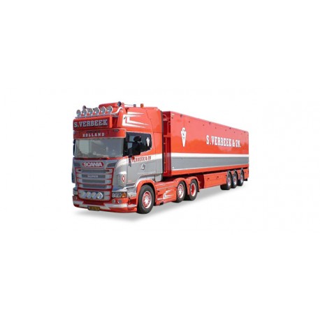 * Tekno 80465383  Scania R TL Walking floor semitrailer "Verbeek"