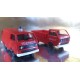 * Minitanks 629 2 vehicle Set US Army Fire Trucks