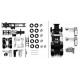 * Herpa Spare Parts 083539  chassis for tractor MAN TGX/TGS 3-axle Content: 2 pcs
