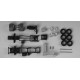 * Herpa Spare Parts 082709  chassis for tractor MAN TGX 2-axle Content: 2 pcs