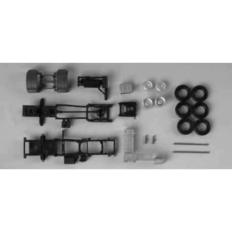 * Herpa Spare Parts 082709  chassis for tractor MAN TGX 2-axle Content: 2 pcs