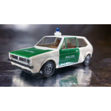Brekina 25506 VW Golf Police Vehicle White/Green