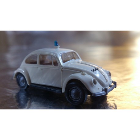 Brekina 25202 VW Beetle White Police / Polizei Vehicle