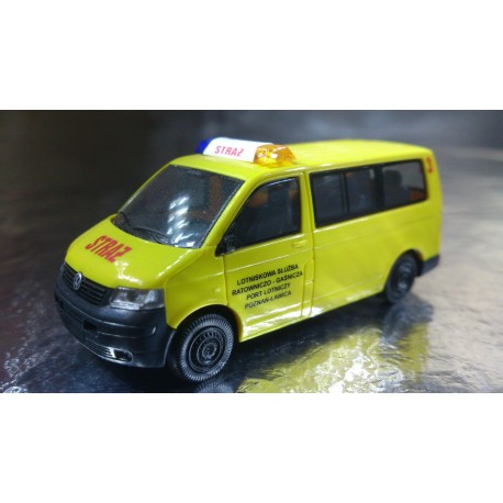 Rietze 51863 VW T5 Poznan Lawica Straz (Airport Fire Service)