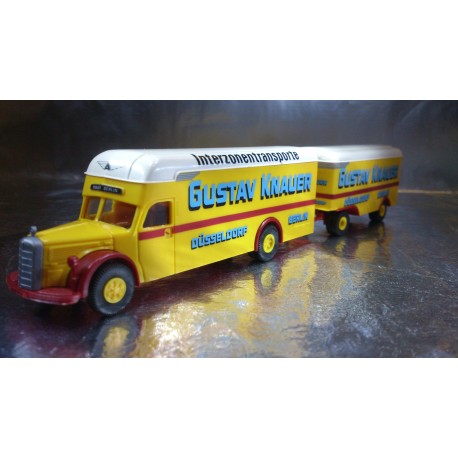 Brekina 55180 Gustav Knauer Lorry and Trailer