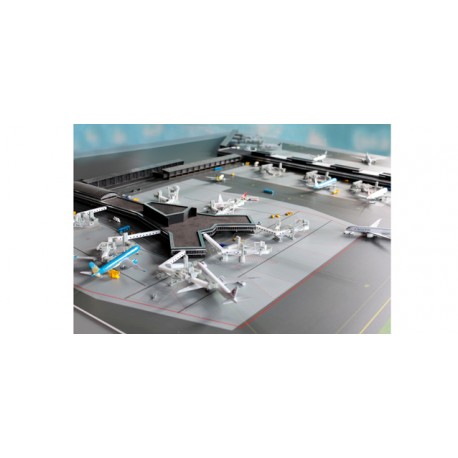 * Herpa Wings 524216  Amsterdam Airport Schiphol Pier F Jetway Set
