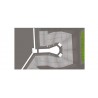 * Herpa Wings 524209  Amsterdam Airport Schiphol Pier F Ground Foil (Dimensions 110cm x 65cm)