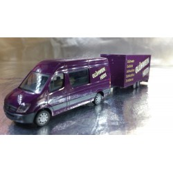 * Herpa Cars 047562  Mercedes-Benz Sprinter with trailer "mulled wine"