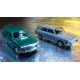 * Herpa Cars (Magic)  451581 Audi 60 Avant 2 Car Pack 1 x Green & 1 x Grey