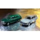 * Herpa Cars (Magic)  451581 Audi 60 Avant 2 Car Pack 1 x Green & 1 x Grey
