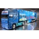* Herpa Trucks 120975  DAF XF SSC box semitrailer "sunline", PC Box