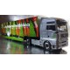 * Herpa Trucks 151573  MAN TGA XXL box semitrailer "Suedkurve" including figures