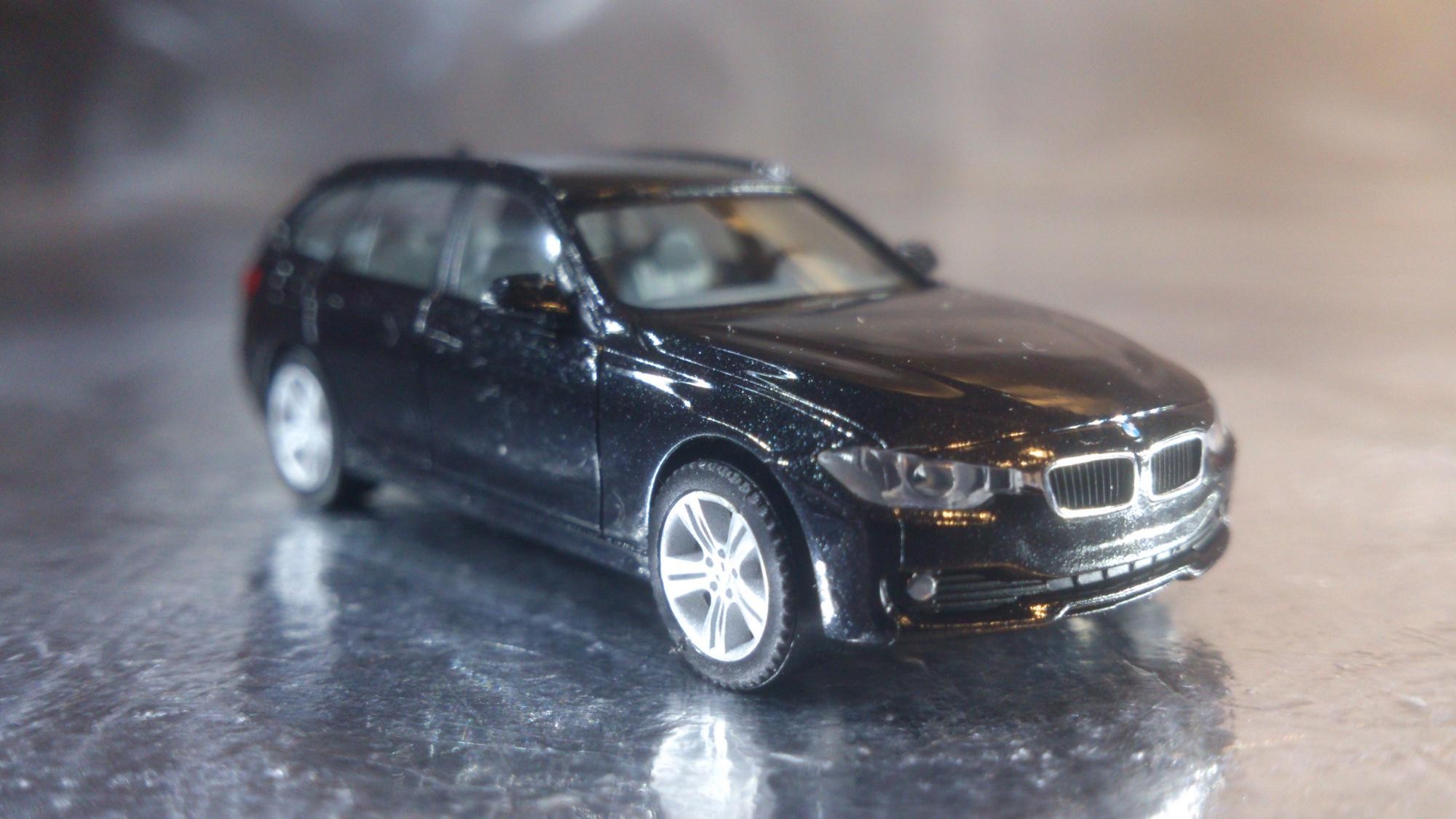 HERPA 038225-002 BMW 3Er Touring Model Set Metallic Black