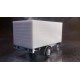 * Herpa Cars 052221-002  Car box-type trailer, grey white