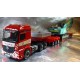 * Herpa Trucks 306140  MB Arocs 6x4 low-boy semitrailer with Liebherr crawler excavator 954 longfront "Colonia / Harzheim"