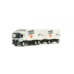 * Herpa Trucks 277303  Mercedes-Benz Actros L interchangeable cargo box trailer "Lorenz tires"
