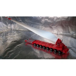* Herpa Trucks 307123  Wind Blade Transporter - Flügeltransport - Goldhofer FTV 300 "Bender"