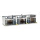 * Herpa 745802  Herpa Military: Building set 3-stall repair facility, length 335 mm x width 150 mm x height 85 mm