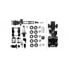 * Herpa Spares 083485  chassis for tractor MAN 3-axle all-wheel Content: 2 pcs