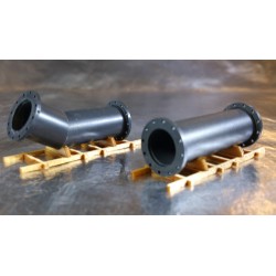 * Herpa 053624  New type Accessories Pipes on a pallet one straight, one angled