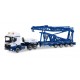 * Herpa Trucks 307253  Mercedes-Benz Arocs low boy semitrailer with boom foot for Liebherr LR 1600/2 "Wasel"