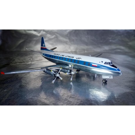 * Herpa Wings 554657   LOT Polish Airlines Vickers Viscount 800