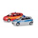* Herpa Cars 066549  (Pack of two) Mercedes-Benz B-Klasse "Police / fire department"