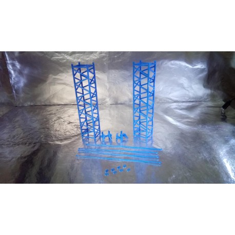 * Herpa Construction 076616  Grider mast parts L-boom for Liebherr Raupenkran LR1600/2 "Felbermayr" (A) Content: 2 pieces