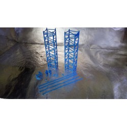 * Herpa Contruction 076609  Grider mast parts S-boom for Liebherr Raupenkran LR1600/2 "Felbermayr" (A) Content: 2 pieces