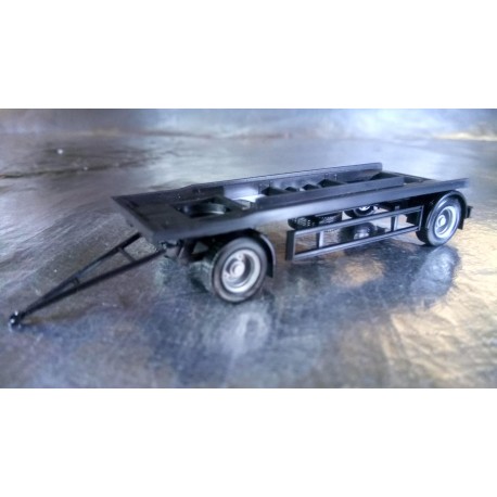 * Herpa Trucks 076289  Trailer for Container, black
