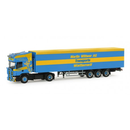 * Herpa Trucks 155472  Scania 4er TL walking floor semitrailer "Wittwer Wattenwil" (Switzerland)