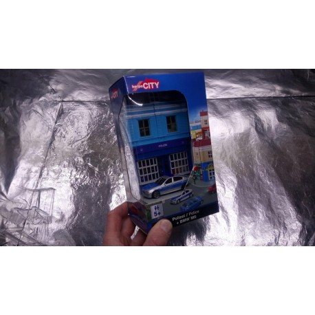 * Herpa City 800006 Police Station with Police car