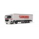 * Herpa Trucks 282505  Mercedes-Benz Actros LH curtain canvas semitrailer "Bauhaus"