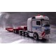 * Herpa Trucks 307765  Mercedes-Benz Arocs Bigspace SLT low boy semitrailer "Tschudy AG" (CH)