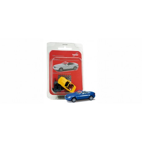 * Herpa Minikit 012188-002  MB SLK Roadster.  This kit colour traffic blue