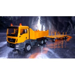 * Herpa Trucks 307918  MAN TGS M dumper 3-axle with Goldhofer TU 3