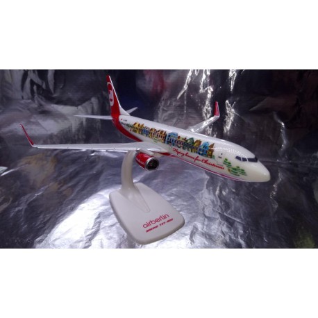 * Herpa Snap Fit 612050  Air Berlin Boeing 737-800 "Flying home for Christmas"