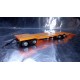 * Herpa 076142-006 Goldhofer TU 4 Construction Site Trailer, Light Red Orange