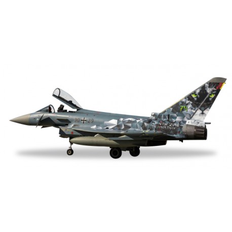 * Herpa Wings 580168  Luftwaffe Eurofighter Typhoon - TaktLWG 74 "Cyber Tiger"