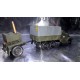 * Herpa Military 745093  ZIS 151 canvas trailer with field kitchen trailer "Sowjetarmee"