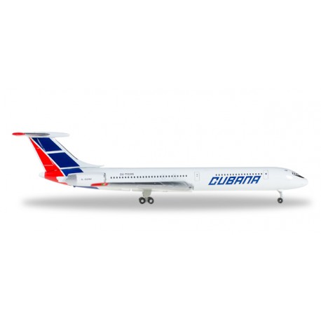 * Herpa Wings 529365  Cubana Ilyushin IL-62M