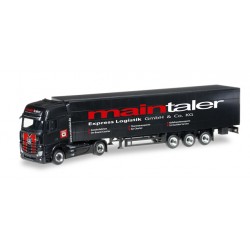 * Herpa Trucks 306300  Mercedes-Benz Actros Gigaspace curtain canvas semitrailer "Maintaler"