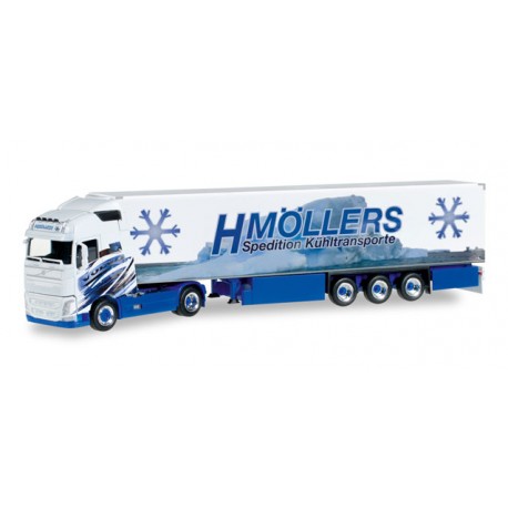 * Herpa Trucks 306317  Volvo FH Gl. XL refrigerated box semitrailer "H.Möllers Kühltransporte"